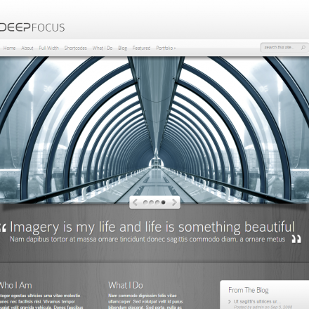 WordPress Šablona DeepFocus